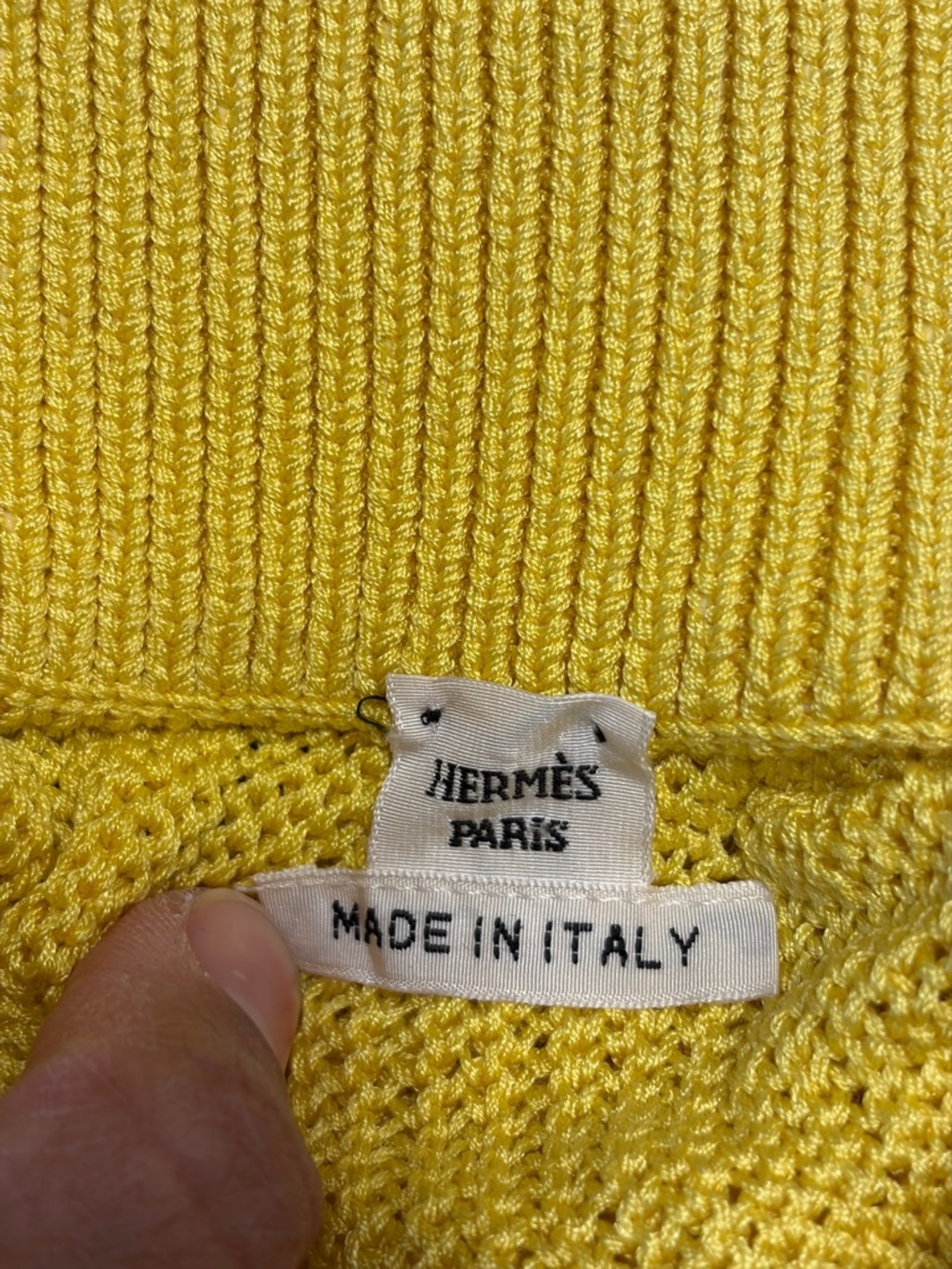 HERMÈS Sleeveless Knit Halter Top - Picture 6 of 8